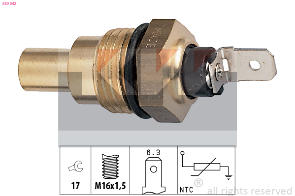Senzor,temperatura lichid de racire 530 042 KW